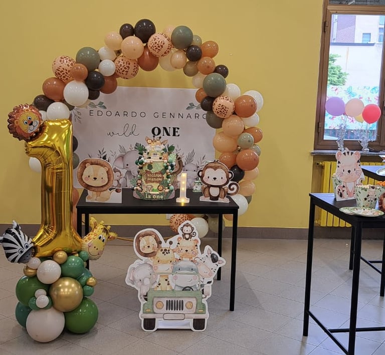 Allestimento per compleanno