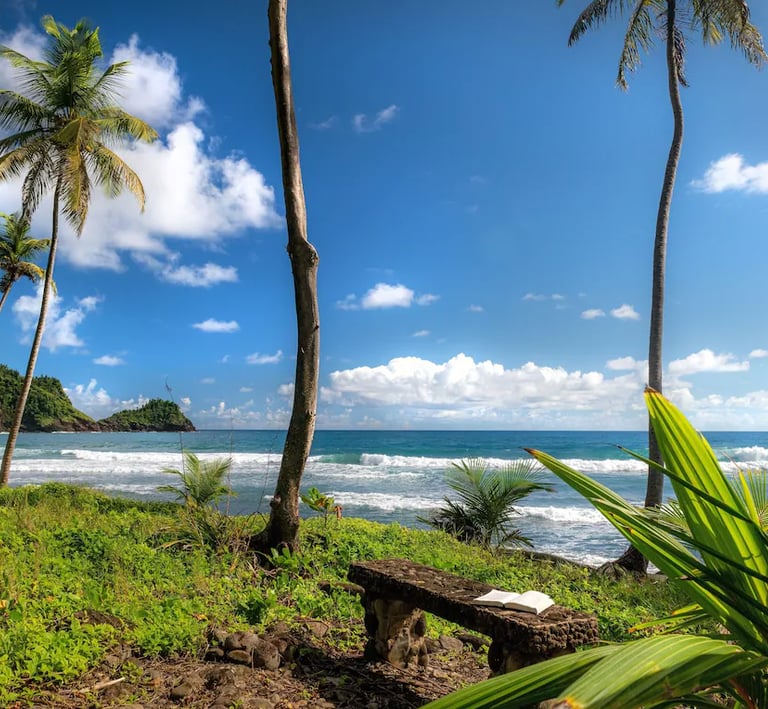 Rosalie Bay Eco Resort & Spa Solar and wind energy, sea turtle conservation, organic gardening