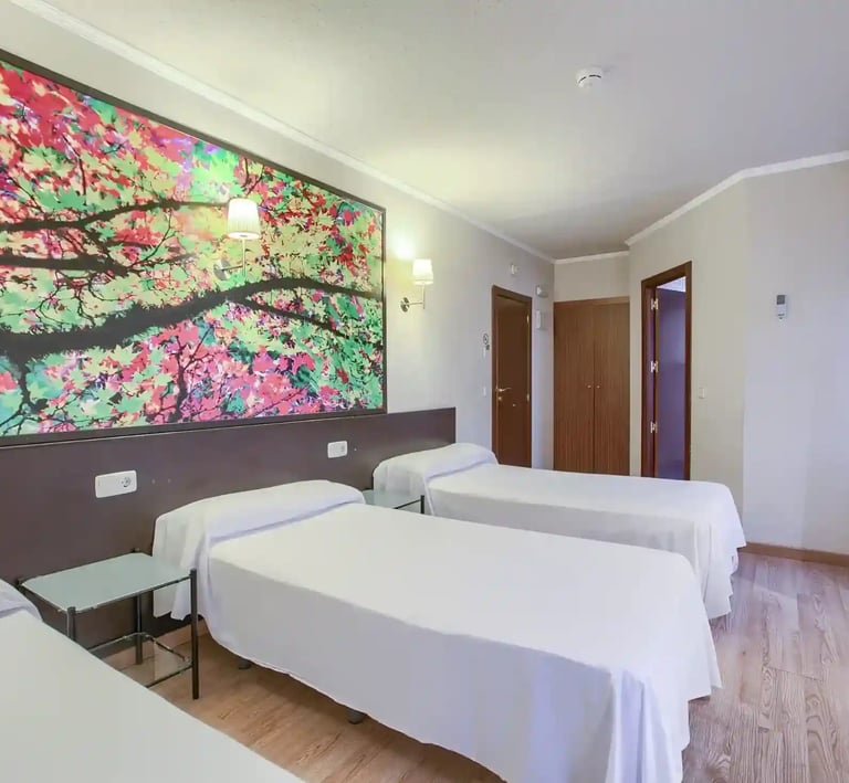 habitacion-3 camas-hotel castilla fuenlabrada