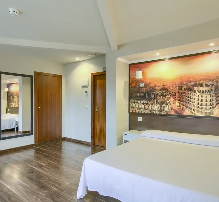 habitacion-matrimonio-hotel-castilla-fuenlabrada