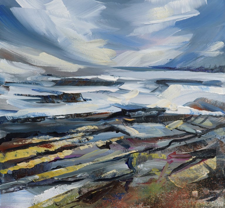 MOMENTUM - painting by Sharon Wadsworth-Smith