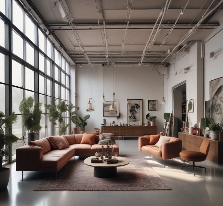 The image depicts the entrance of a building with a large glass door, surrounded by brick walls and climbing ivy. Inside, there is a prominent digital display showing an image of a person, adding a modern touch to the otherwise classic exterior. The interior is softly lit, creating an inviting atmosphere.