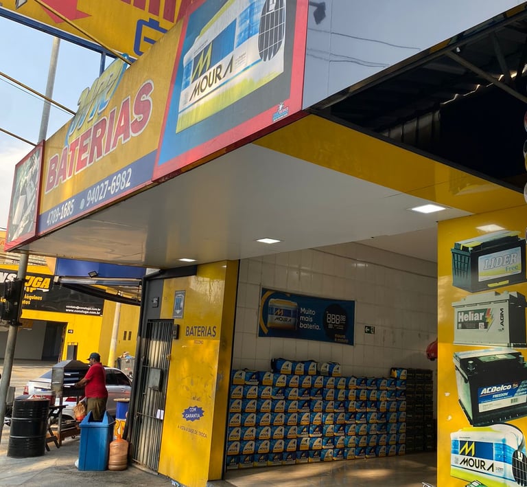 Loja de baterias em Barueri, Loja de baterias em Alphaville. Baterias para carros, motos, caminhão. 