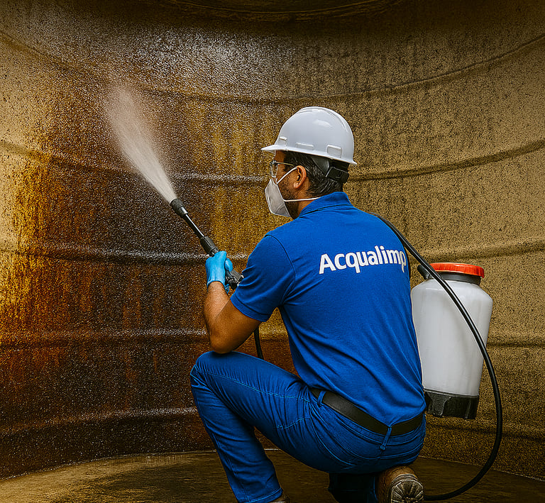 DEDETIZADORA ACQUALIMP, LIMPEZA DE CAIXA D'ÁGUA E CISTERNA