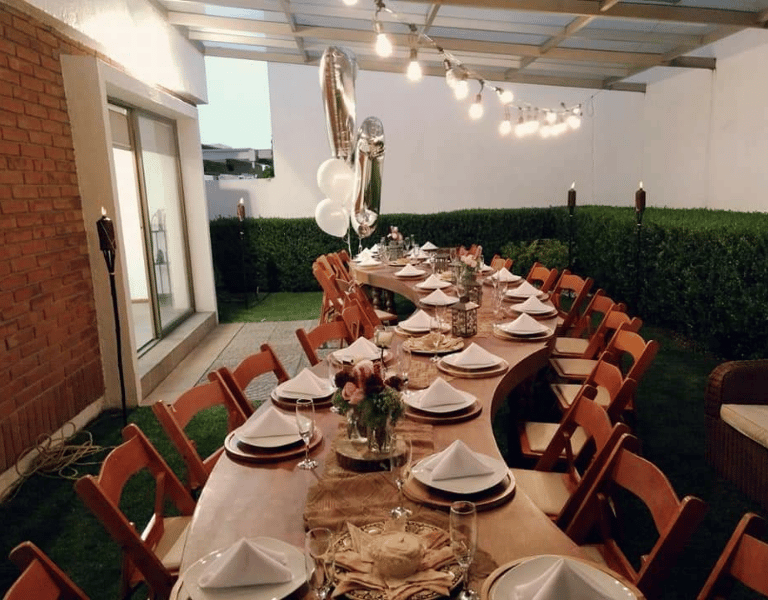 Mesa snake con silla avant garde