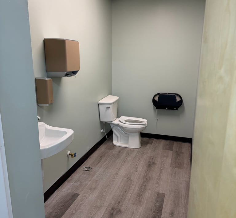women's single bathroom