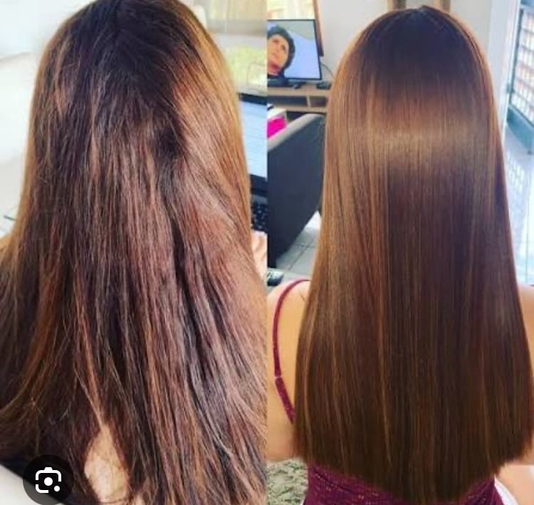 Marokkaanse keratine behandeling voor glad, glanzend en pluisvrij haar, essence studio Turnhout