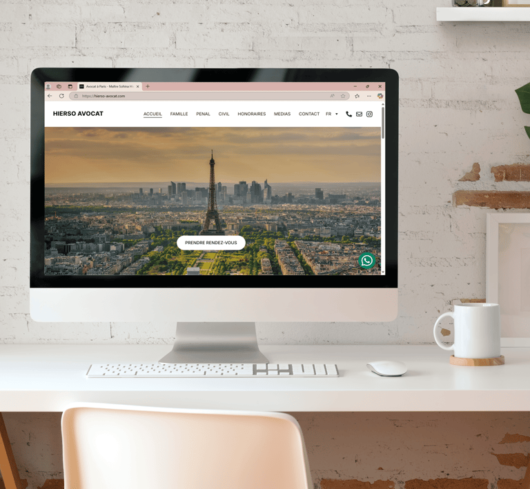 Site internet Hierso Avocat