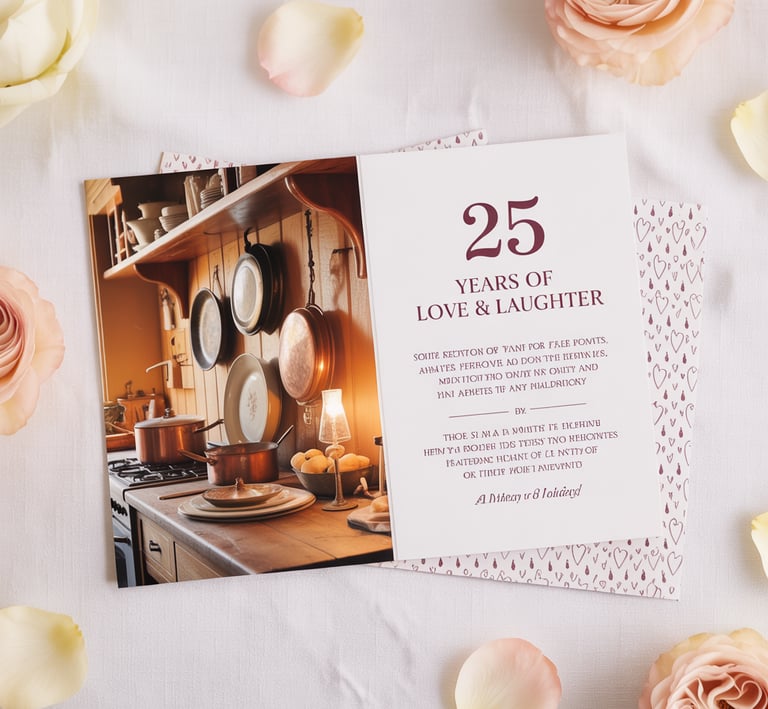 a wedding invitation with a photo of a couple of people