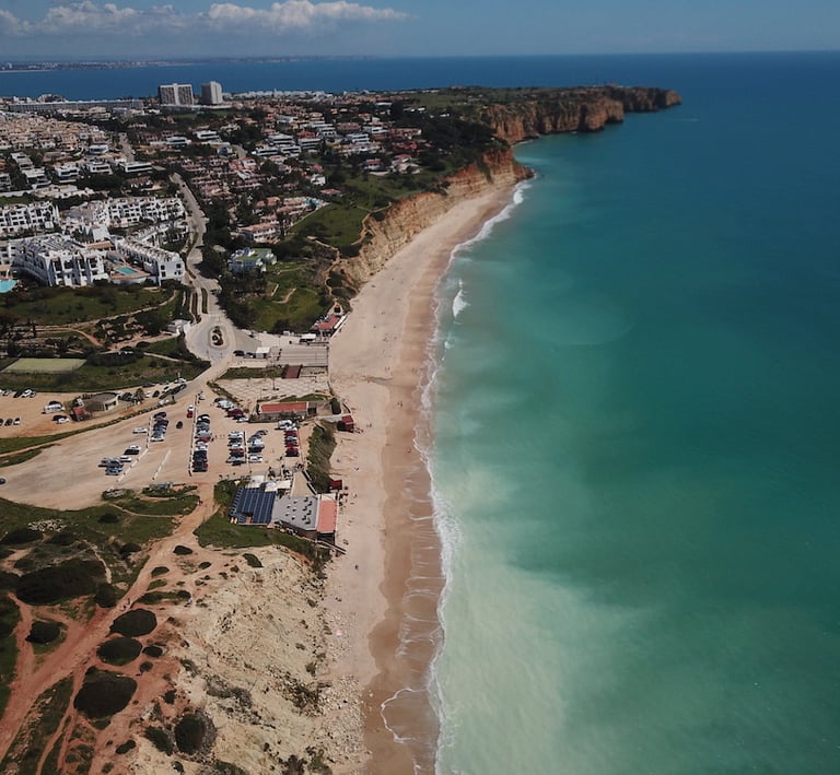 Praia Porto de Mos Lagos Portugal 