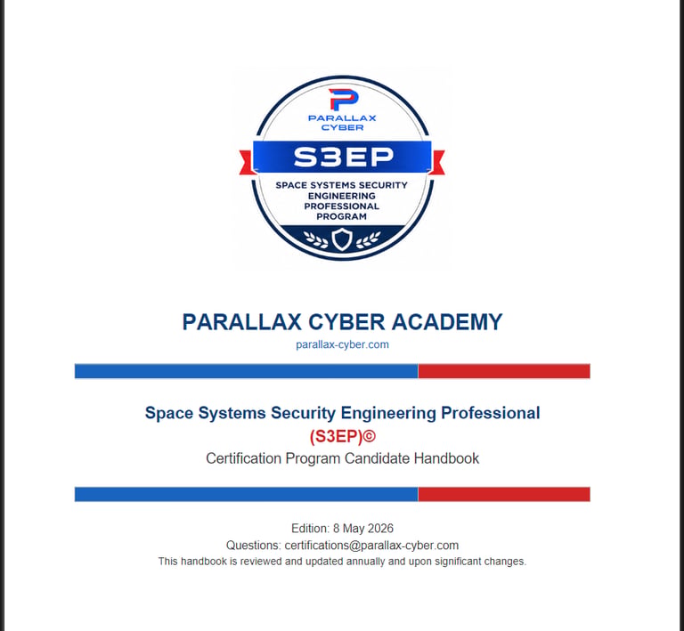 S3EP Candidate Handbook cover image.