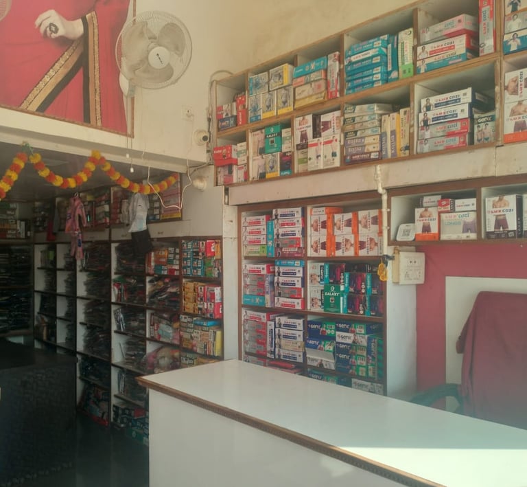 counter and cloth box