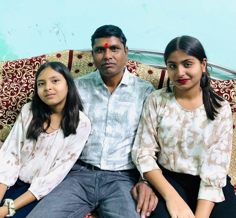 ramkumar with daughter