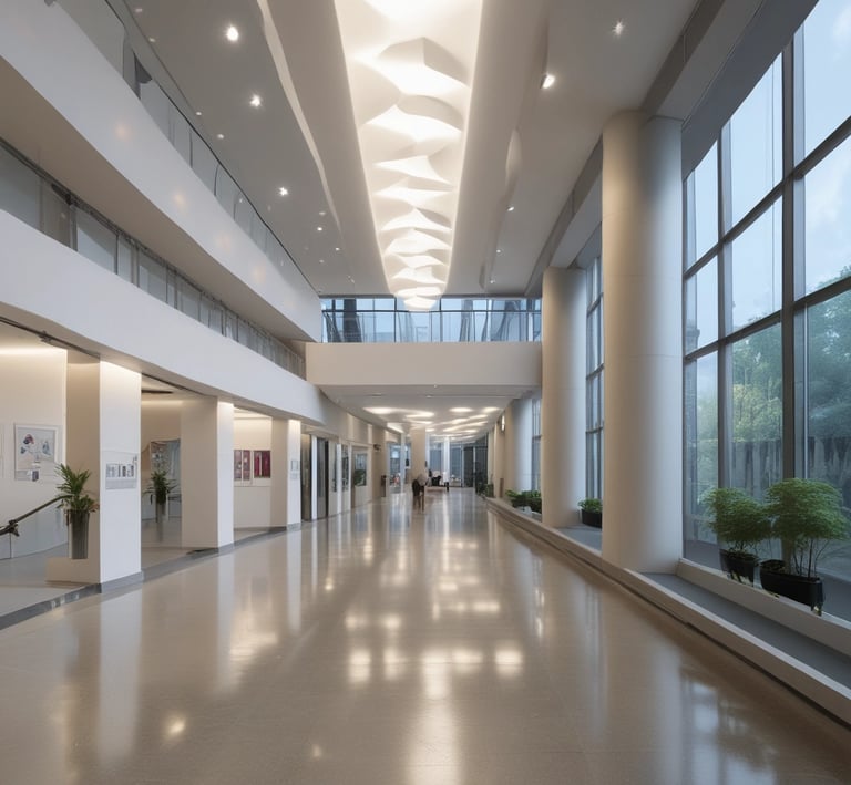 gray concrete wall inside building