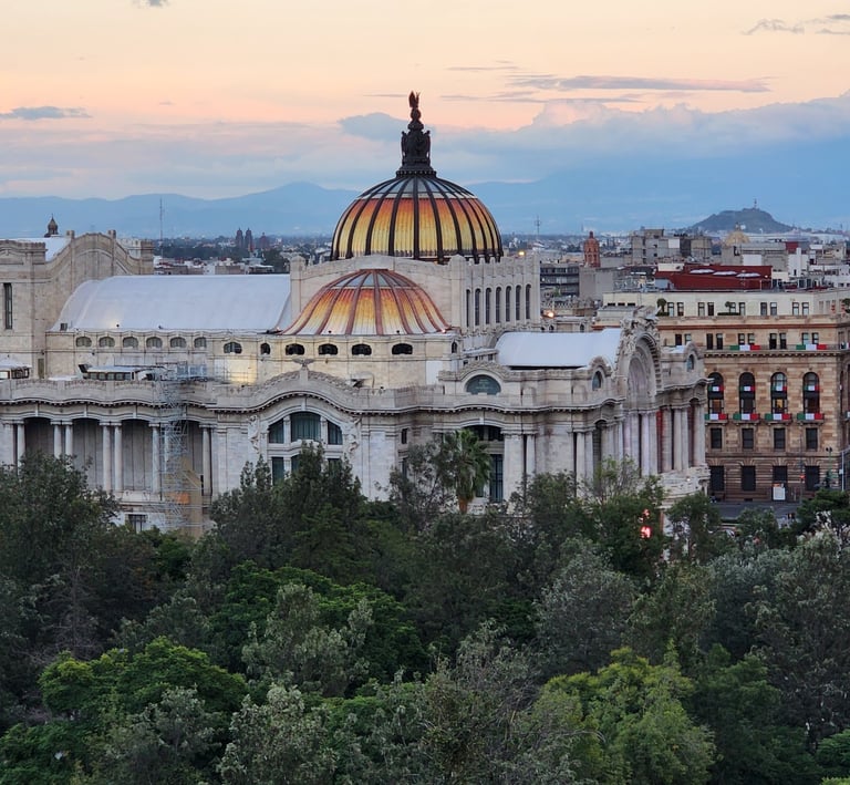 Mexico City, Palacio de Bellas Artes