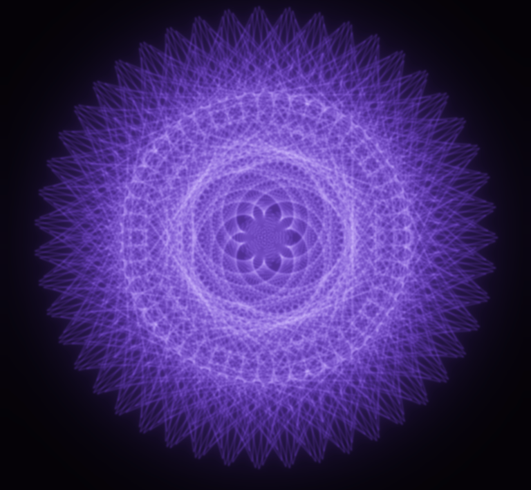 432 Hz Modulated Sum through digital oscilloscope