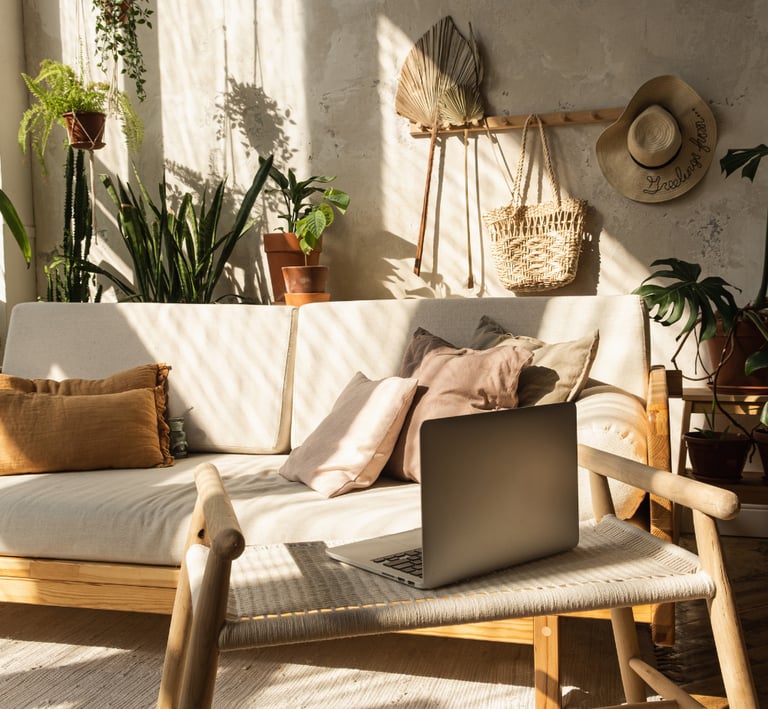 Beratungsraum in natürlicher Atmosphäre – psychologische Beratung für Frauen in Bottrop