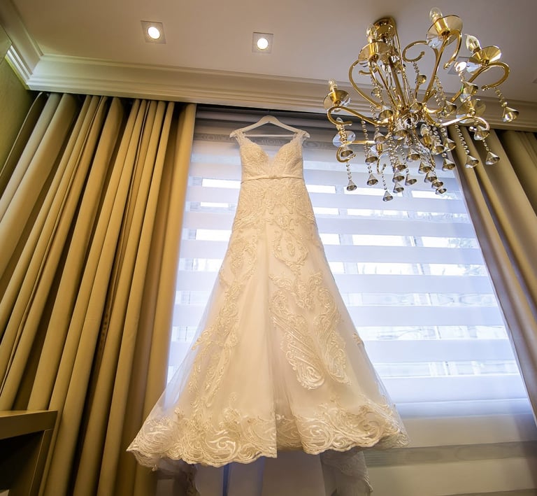 El vestido que anticipa una historia eterna