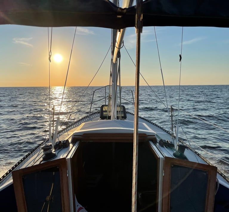 Sailboat on the water