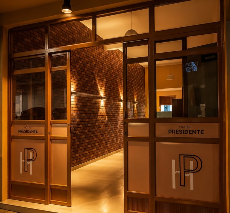 Fachada do Hotel Presidente em Ibirubá RS com localização central e ambiente acolhedor