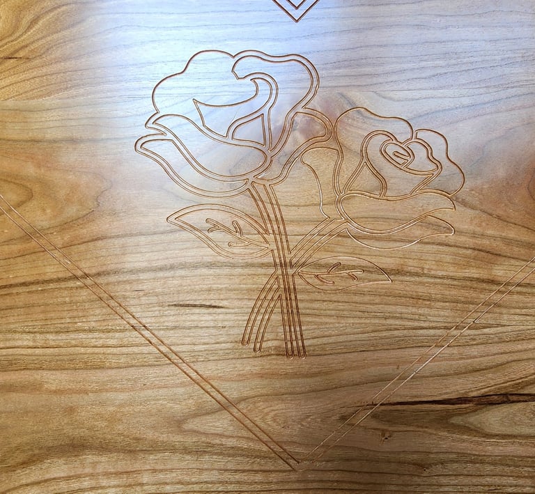 custom cherry hope chest with cedar lined bottom