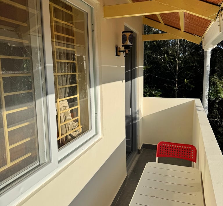 Greenery View in the Balcony Area