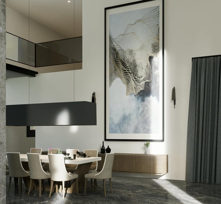 Ergonomik yerleşime sahip mutfak tasarımı