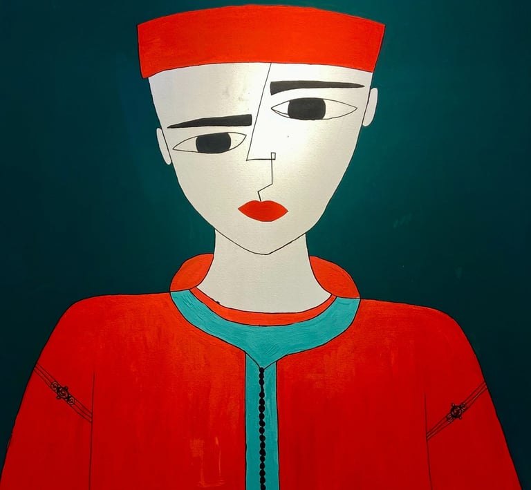 Chrif by Mellouki chaimaa Moroccan cubism