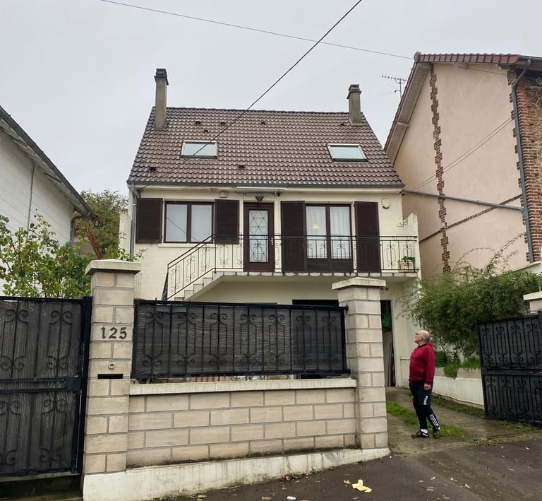 Rénovation toiture hydrofuge, coloré avant