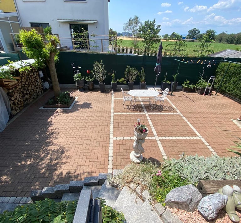 Nettoyage pavé béton (dallages)après