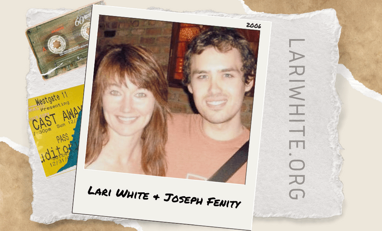 Lari White with filmmaker Joseph Fenity