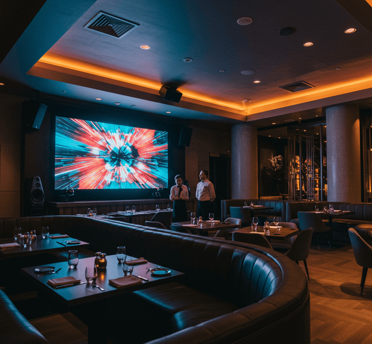 equipo de audio para restaurantes