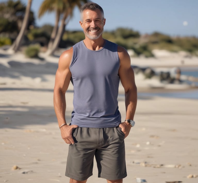 50 year old fitness male