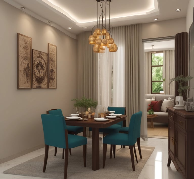 A bright workspace with minimalist decor and natural elements creating an inspiring environment.