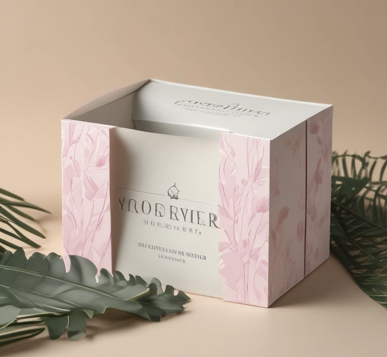 A close-up of intricate packaging details created by stp printer.