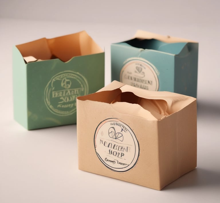 A collection of custom labels and stickers designed by stp printer.