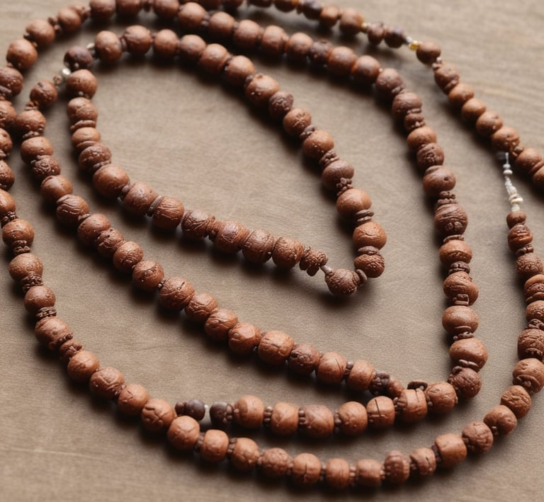 A collection of fashion items is neatly arranged, including a zebra-print top, a cream ribbed sweater, a crocodile pattern clutch bag, a set of gold bangles, a beaded necklace, a shiny black pair of high-heeled sandals, and a vibrant red clutch.