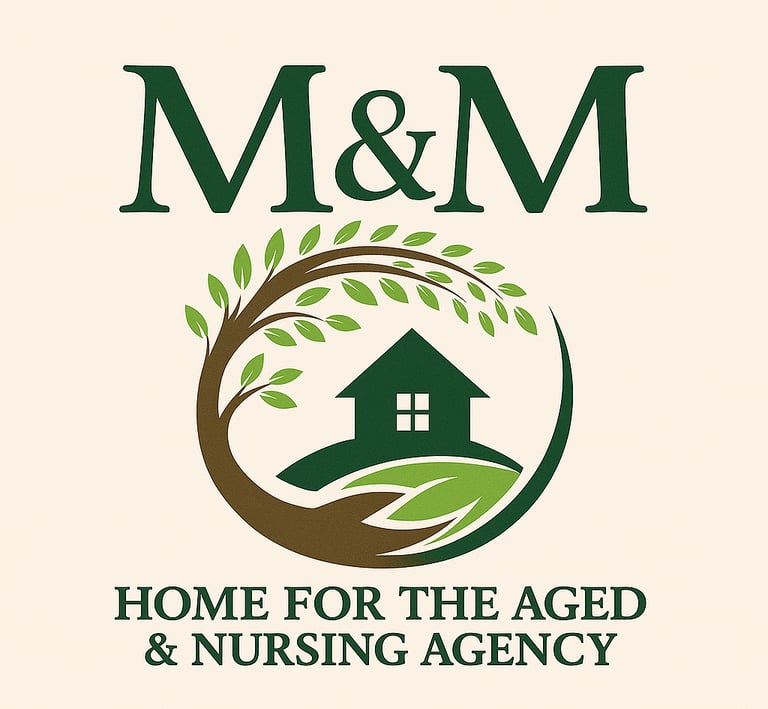 Logo For M&M Home For The Aged & Nursing Agency