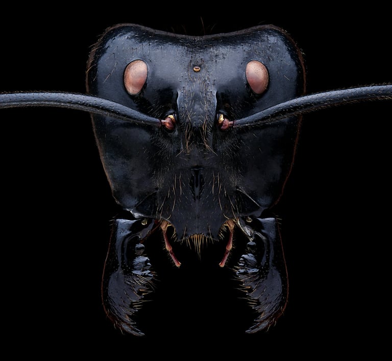 Dinomyrmex gigas head