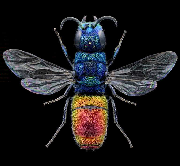 Chrysis mixta female