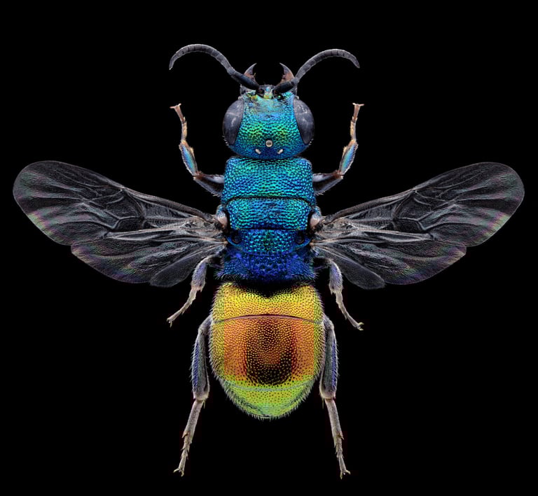 Hedychrum nobile male