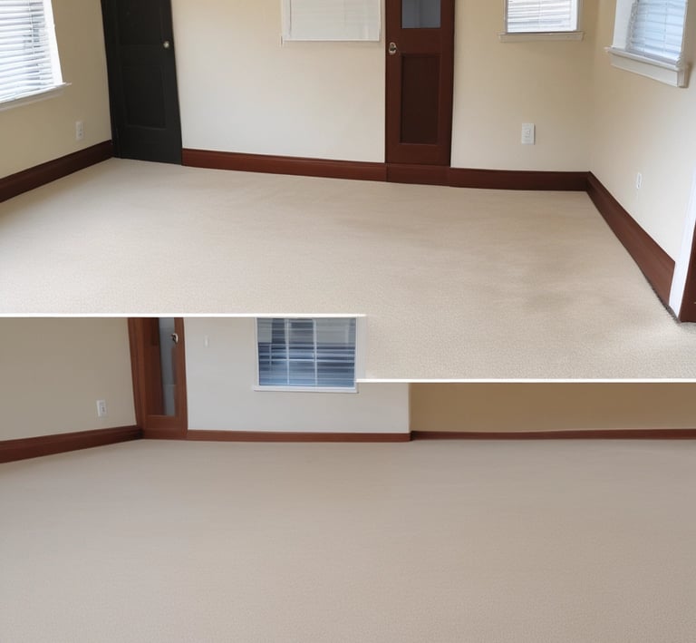 A pristine apartment interior after a thorough end-of-lease cleaning.