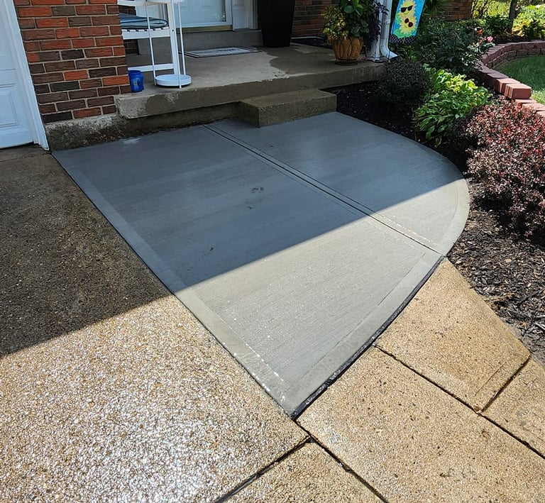 a house with a flag on the front door