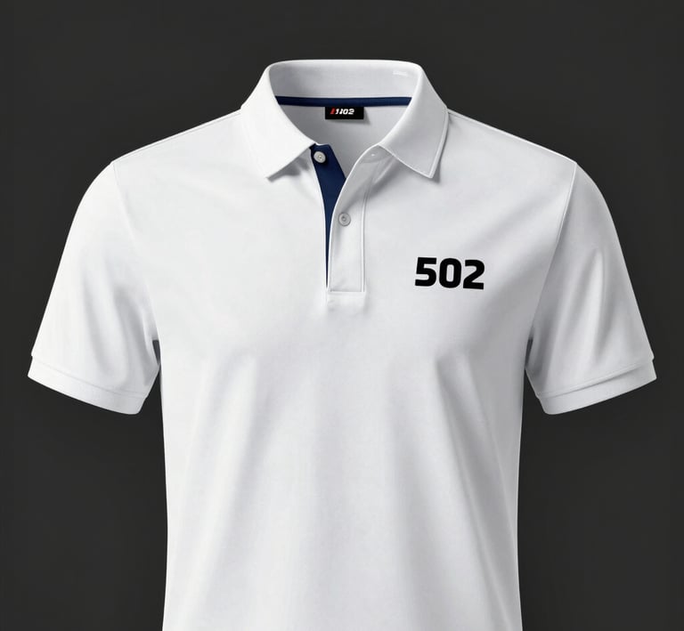 Monochrome shot of folded minimalist tees stacked neatly with subtle branding.