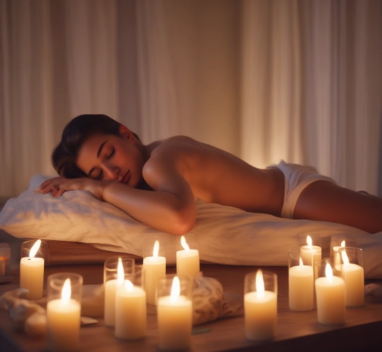 Contemporary view of body contouring equipment in a stylish, calming treatment room with muted white and grey tones.