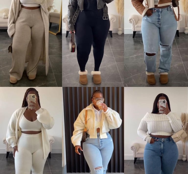 estilos americandos plus size mulhere calça jeans jaqueta moda