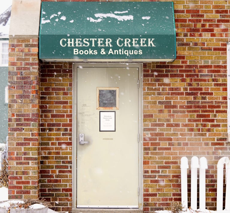 Door entrance to Chester Creek Books