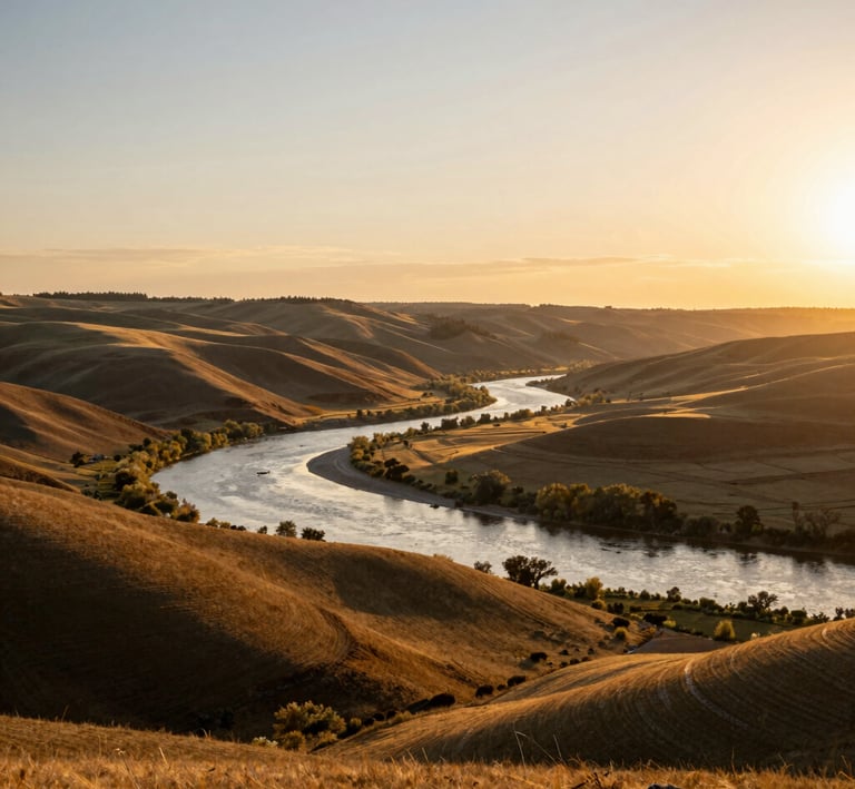 A peaceful setting with a person meditating outdoors, reflecting personal development and spiritual coaching.