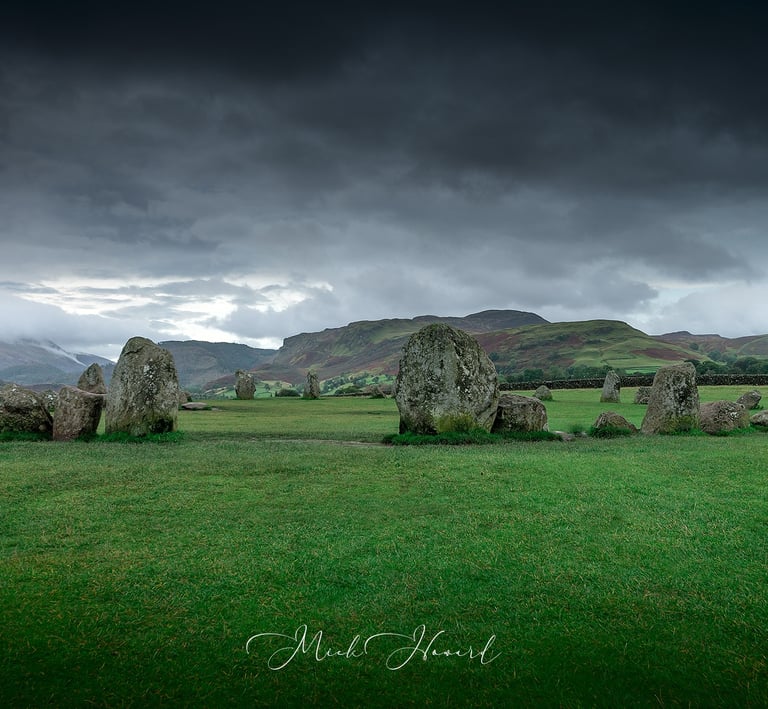 Stone circle Keswick, the Lake District, England ©Mick Howard