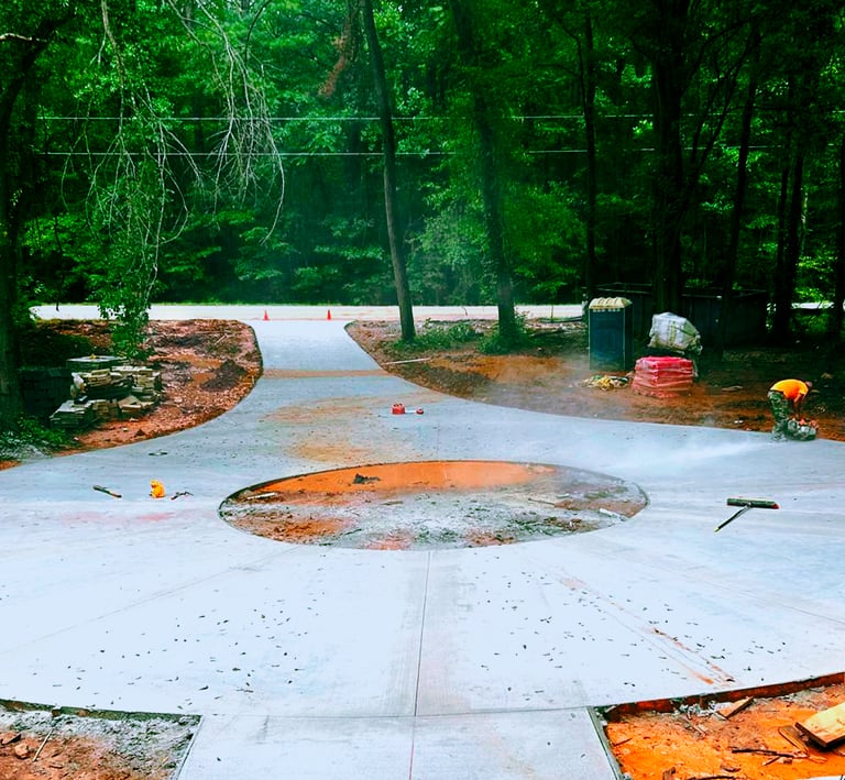 Concrete contractor driveway ga